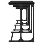 Nesting Coffee Table 3 pcs Black oak 50.5 x 35 x 53 cm - Bargainia.com - 