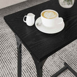 Nesting Coffee Table 3 pcs Black oak 50.5 x 35 x 53 cm - Bargainia.com - 