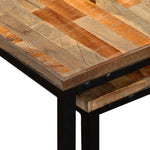 Nesting Coffee Table Set 2 Pieces Solid Reclaimed Teak - Bargainia.com - 