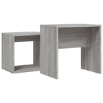 Nesting Coffee Tables 2 pcs Grey Sonoma Engineered Wood - Bargainia.com - 