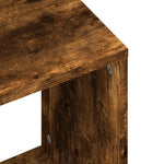 Nesting Coffee Tables 2 pcs Smoked Oak Engineered Wood - Bargainia.com - 
