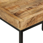 Nesting Coffee Tables 3 pcs Solid Rough Mango Wood and Iron - Bargainia.com - 