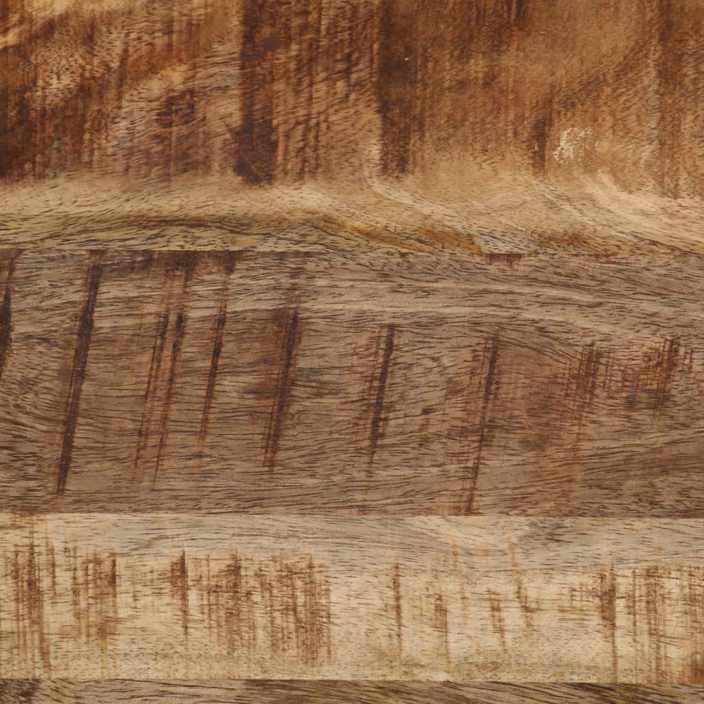 Nesting Coffee Tables 3 pcs Solid Rough Mango Wood and Iron - Bargainia.com - 