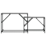 Nesting Console Tables 2 pcs Grey Sonoma Engineered Wood - Bargainia.com - 