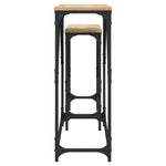 Nesting Console Tables 2 pcs Sonoma Oak Engineered Wood - Bargainia.com - 