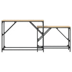 Nesting Console Tables 2 pcs Sonoma Oak Engineered Wood - Bargainia.com - 