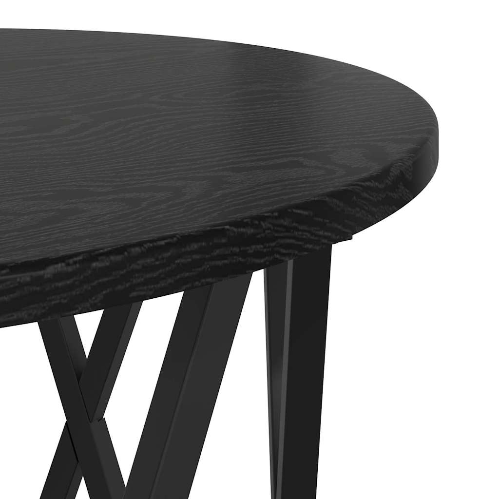 Nesting Side Table 3 pcs Black oak 53 x 53 x 40 cm - Bargainia.com - 