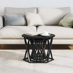 Nesting Side Table 3 pcs Black oak 53 x 53 x 40 cm - Bargainia.com - 