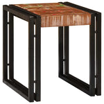 Nesting Table 3 pcs Brown and black Solid reclaimed wood - Bargainia.com - 