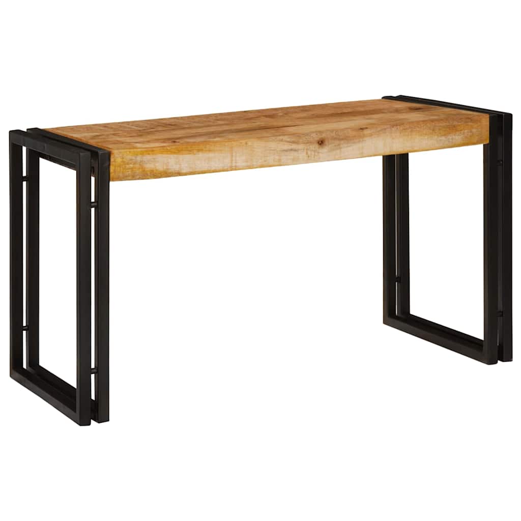 Nesting Table 3 pcs Solid rough mango wood and a metal - Bargainia.com - 