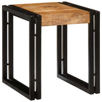 Nesting Table 3 pcs Solid rough mango wood and a metal - Bargainia.com - 