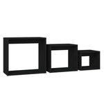 Nesting Tables 3 pcs Black Engineered Wood - Bargainia.com - 