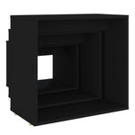 Nesting Tables 3 pcs Black Engineered Wood - Bargainia.com - 