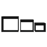 Nesting Tables 3 pcs Black Engineered Wood - Bargainia.com - 