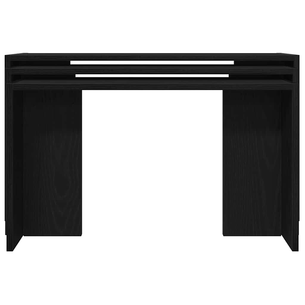 Nesting Tables 3 pcs Black Engineered Wood - Bargainia.com - 8721158574138 - 858534