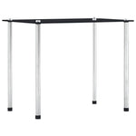 Nesting Tables 3 pcs Black Tempered Glass - Bargainia.com - 