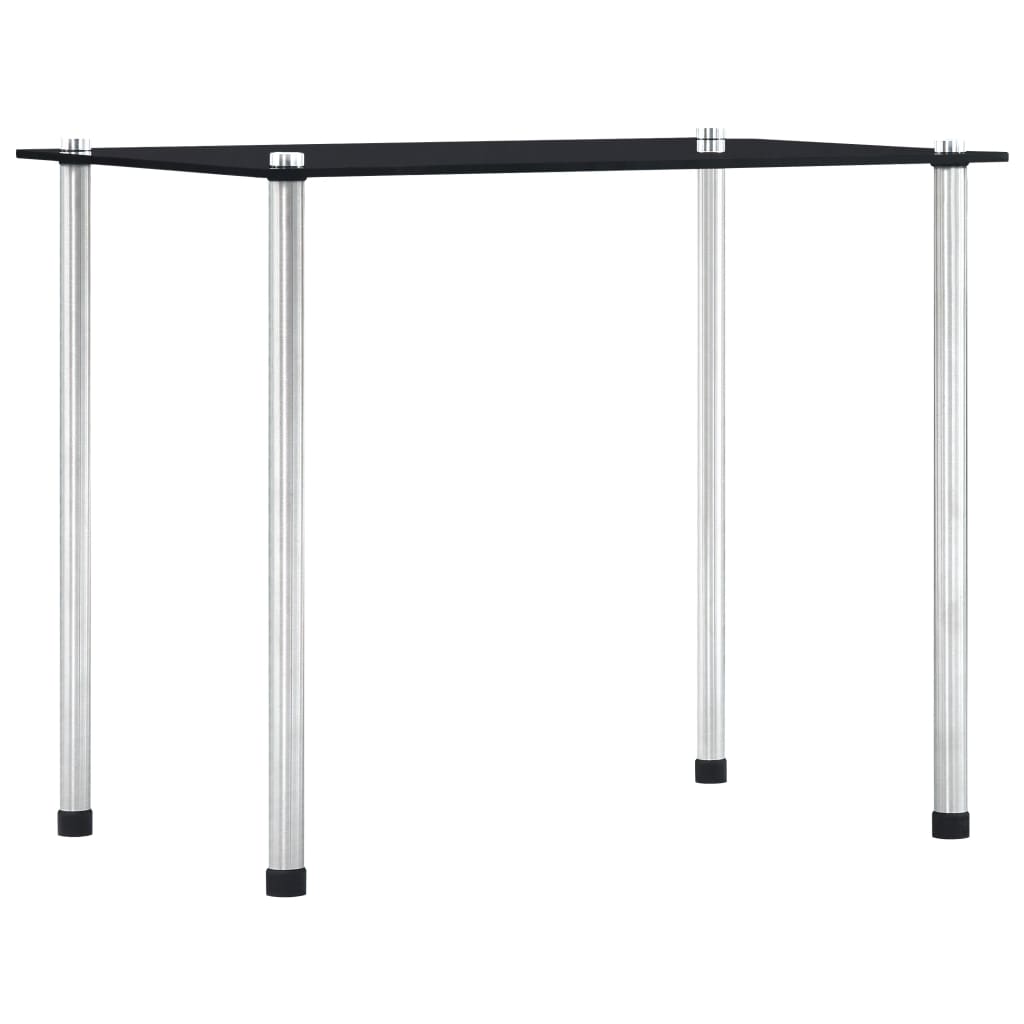 Nesting Tables 3 pcs Black Tempered Glass - Bargainia.com - 