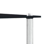 Nesting Tables 3 pcs Black Tempered Glass - Bargainia.com - 