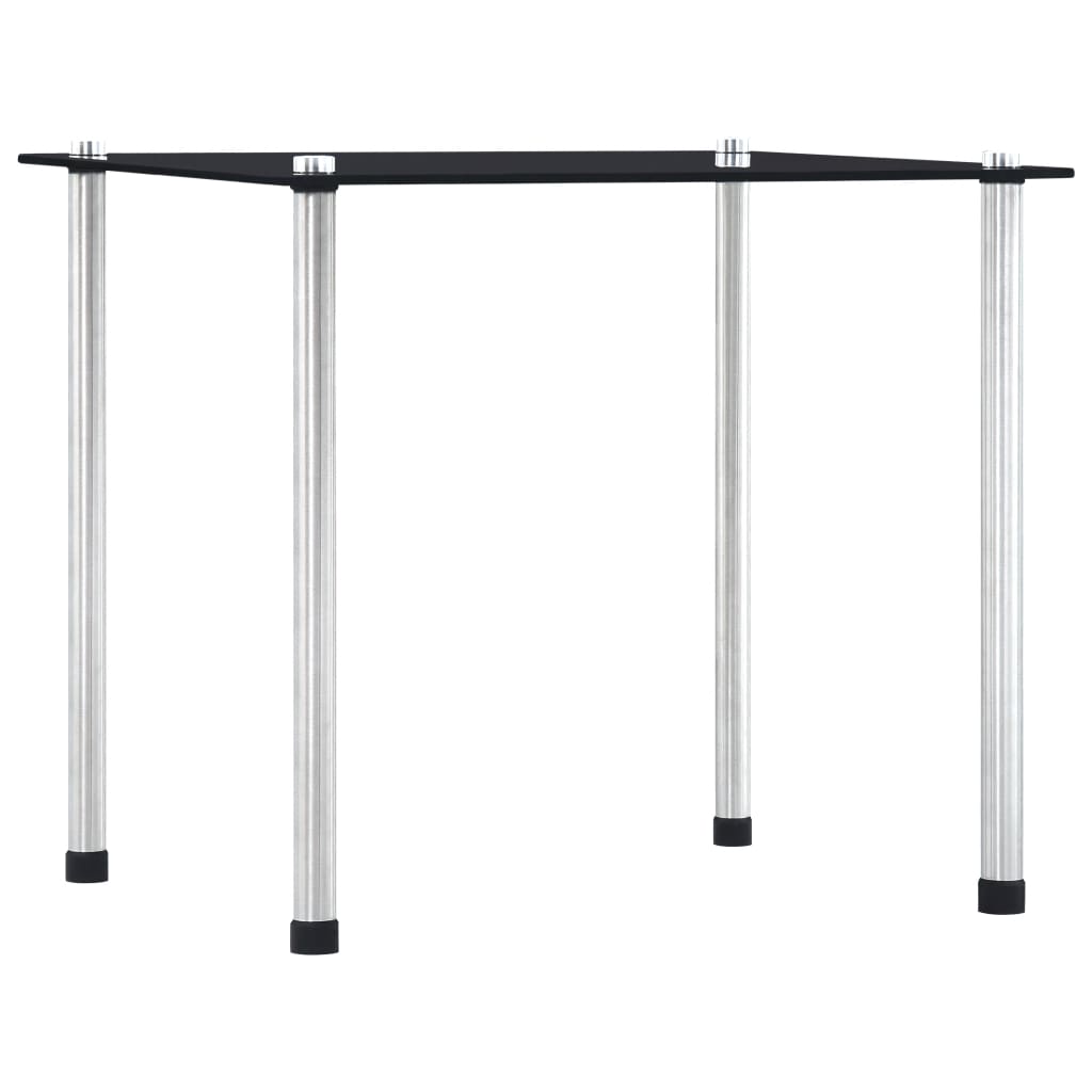 Nesting Tables 3 pcs Black Tempered Glass - Bargainia.com - 
