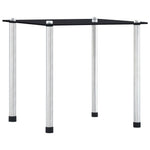 Nesting Tables 3 pcs Black Tempered Glass - Bargainia.com - 