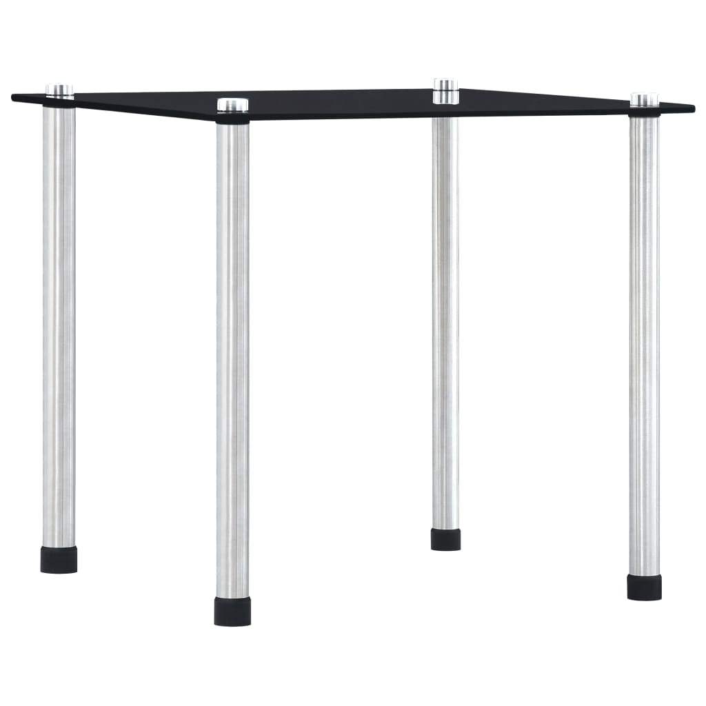 Nesting Tables 3 pcs Black Tempered Glass - Bargainia.com - 