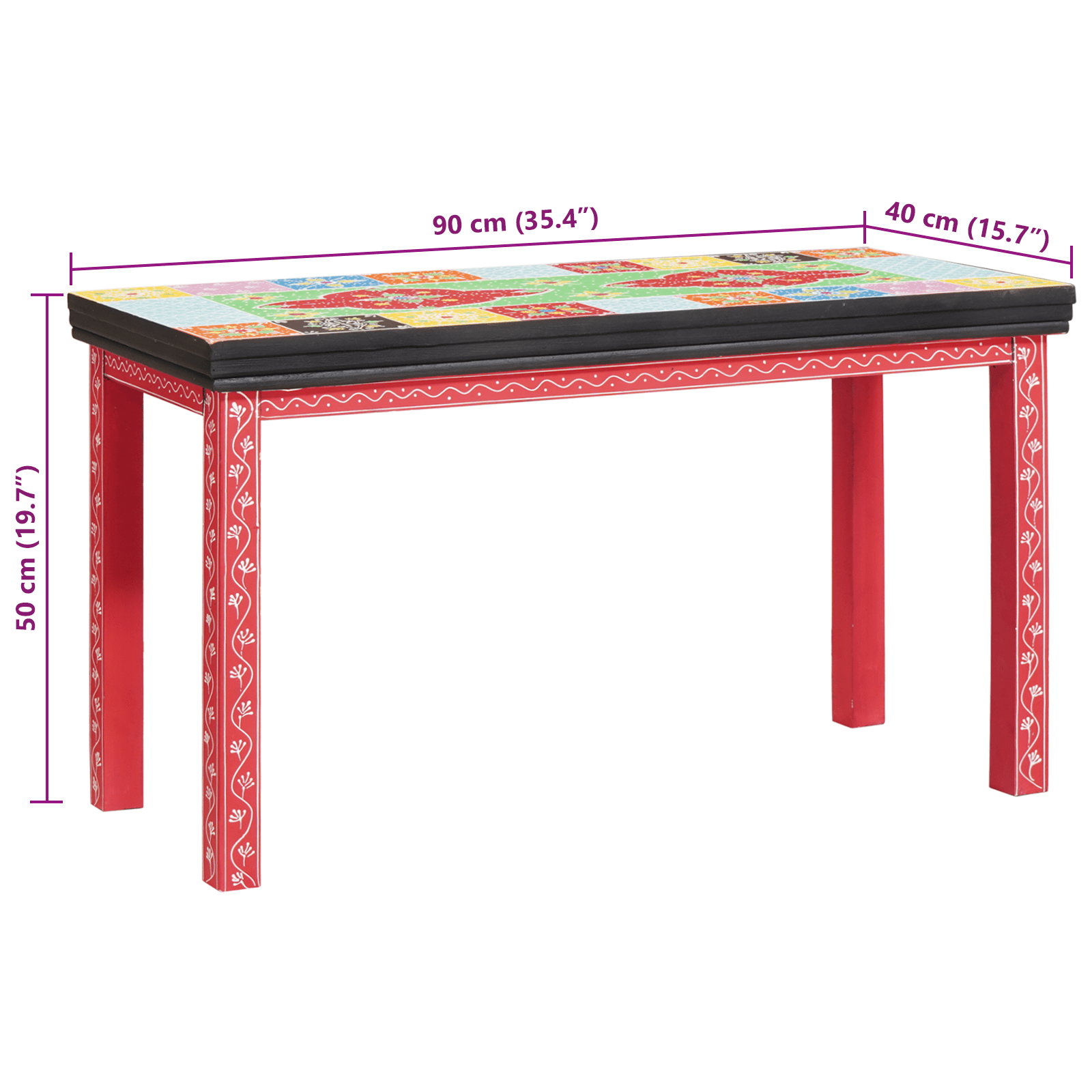 Nesting Tables 3 pcs Solid Wood Mango - Bargainia.com - 