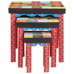 Nesting Tables 3 pcs Solid Wood Mango - Bargainia.com - 