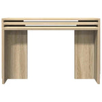 Nesting Tables 3 pcs Sonoma Oak Engineered Wood - Bargainia.com - 