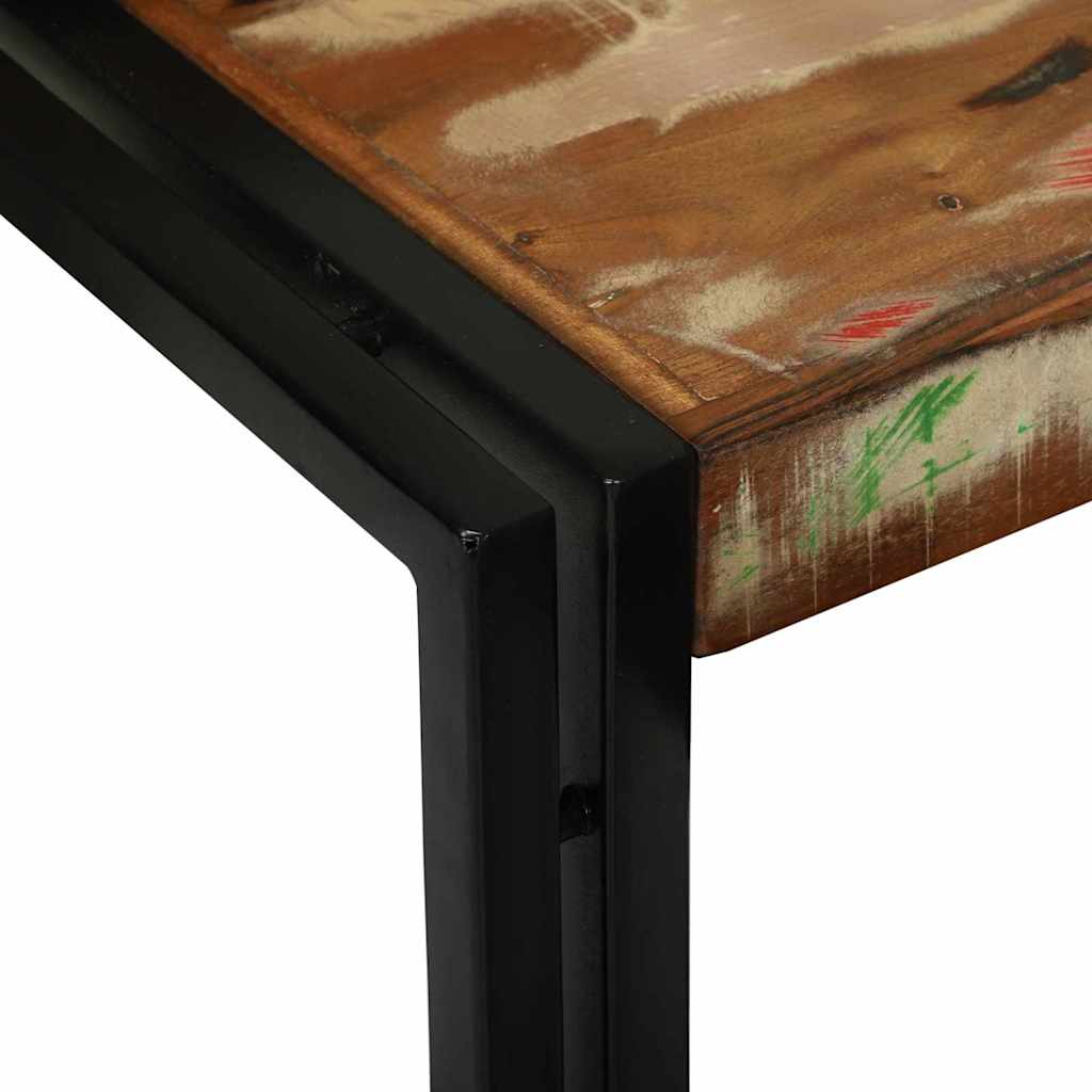 Nesting Tables Brown and black Solid Reclaim wood - Bargainia.com - 
