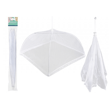 Collapsible Net Mesh Food Cover - 17"-5050565535252-Bargainia.com