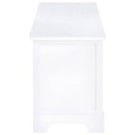 New England White Storage Bench with 4 Drawers - Bargainia.com - 5018705344959