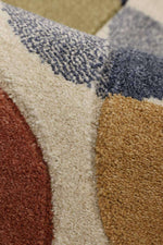 Newport Geometric Rug – Bold Multicolour Design - Bargainia.com - 