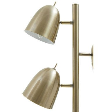 Newton Brass Finish Floor Lamp - Bargainia.com - 5018705956046