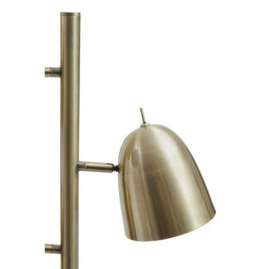 Newton Brass Finish Floor Lamp - Bargainia.com - 5018705956046