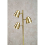 Newton Brass Finish Floor Lamp - Bargainia.com - 5018705956046