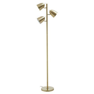 Newton Brass Finish Floor Lamp - Bargainia.com - 5018705956046
