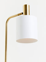 Newton White Marble and Gold Floor Lamp - Bargainia.com - 5018705975351