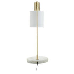 Newton White Shade Desk Lamp - Bargainia.com - 5018705955971