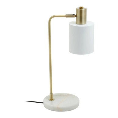 Newton White Shade Desk Lamp - Bargainia.com - 5018705955971
