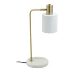 Newton White Shade Desk Lamp - Bargainia.com - 5018705955971