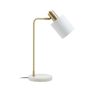 Newton White Shade Desk Lamp - Bargainia.com - 5018705955971