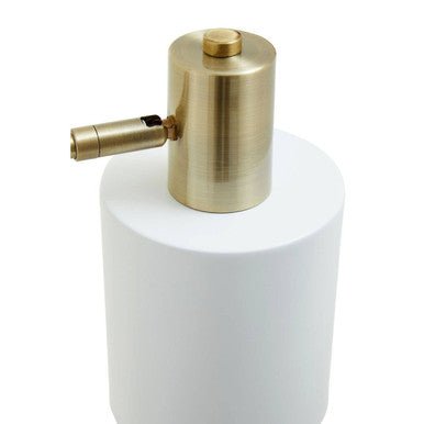 Newton White Shade Desk Lamp - Bargainia.com - 5018705955971