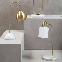 Newton White Shade Desk Lamp - Bargainia.com - 5018705955971