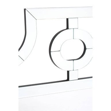 Nicolette Cut Out Design Silver Wall Mirror - Bargainia.com - 5018705361543