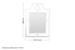 Nicolette Cut Out Design Silver Wall Mirror - Bargainia.com - 5018705361543