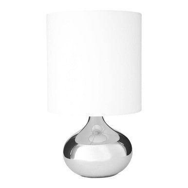 Niko White Fabric Shade Table Lamp - Bargainia.com - 5018705363752