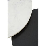 Nirav Black And White Marble Side Table - Bargainia.com - 5018705973111
