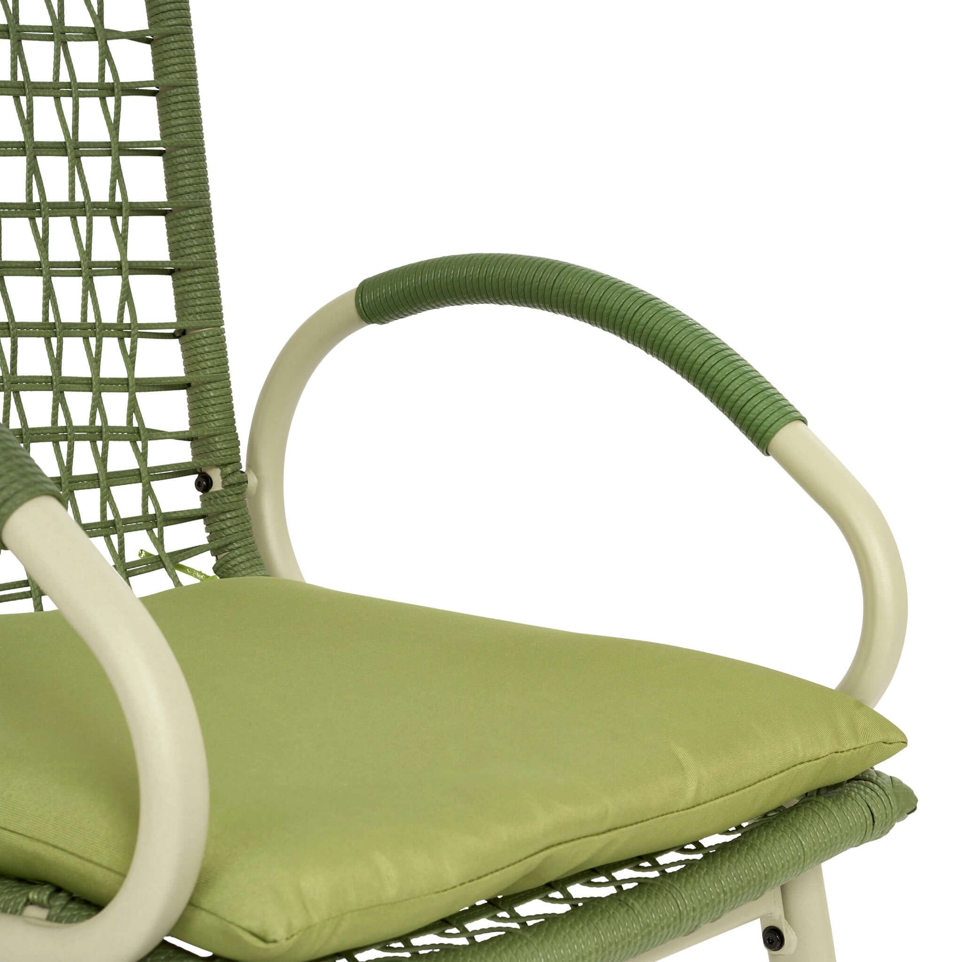 Nissi Outdoor 5-Piece Rattan Dining Set - Grey or Green Clearance