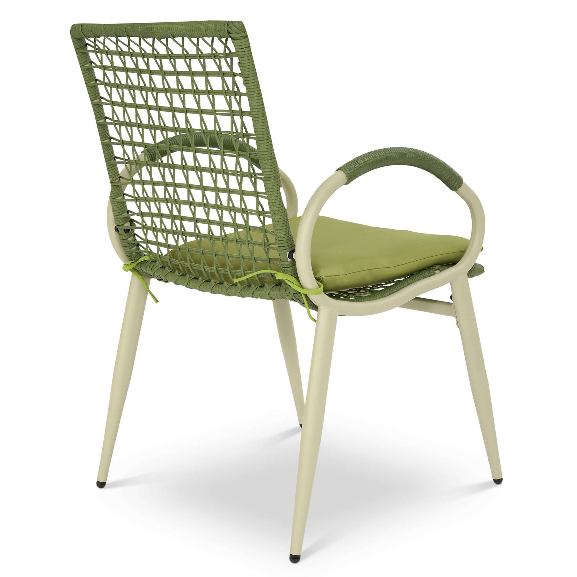 Nissi Outdoor 5-Piece Rattan Dining Set - Grey or Green Clearance