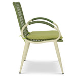 Nissi Outdoor 5 - Piece Rattan Dining Set - Grey or Green - Bargainia.com - 